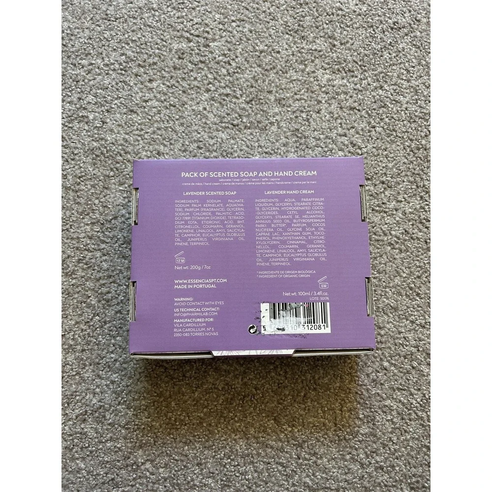 Vila‎ Cardillium Soap and Hand Cream Set Unisex OS Purple New Lavender Gift Box